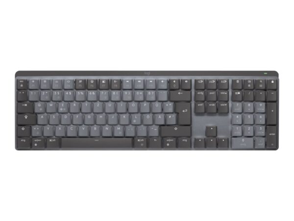 LOGITECH MX Mechanical Wireless Illuminated Performance Keyboard - GRAPHITE - (PN) - 2.4GHZ/BT - N/A - NORDIC - CLICKY