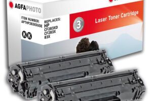 TONER 2x BLACK, RPL. CF283XD