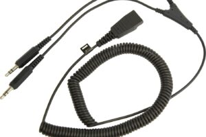 JABRA QD Cord to 2x 3,5mm pin plug