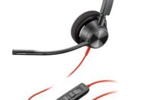 HP Poly Blackwire 3310 Monaural USB-C Headset +USB-C/A Adapter