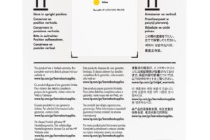 881 5-Liter Yellow Latex Ink