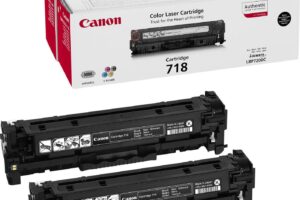 Toner Black Twin Pack 718BK