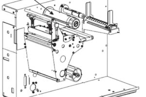 Ribbon Take-up Spindle assy