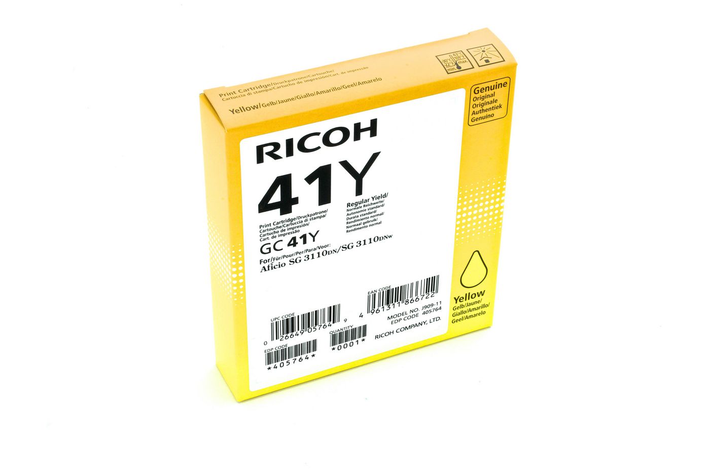 GC-41Y Gel cartridge yellow
