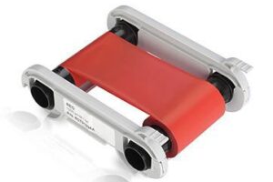 Colour ribbon, monochrome, red