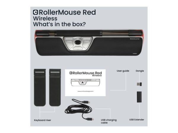 CONTOUR RollerMouse Red Wireless