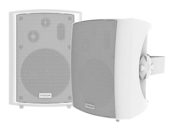VISION 5.25" Pair White Wall Speakers