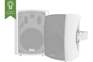 VISION 5.25" Pair White Wall Speakers