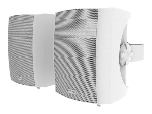 VISION 5.25" Pair White Wall Speakers