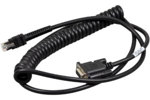 Zebra Cable, RS232, DB9, coiled