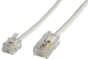 MicroConnect RJ11-RJ45 6M M/M White
