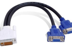 Matrox DVI-I to HD15 dual monitor