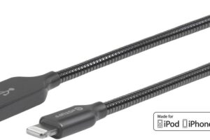 eSTUFF Lightning Cable MFI 1,5m Steel
