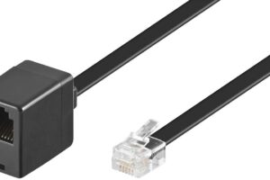MicroConnect Modular Straight RJ12 6C/6P 3m