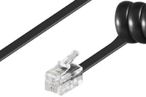 MicroConnect Handset cable, RJ10-RJ10 2m