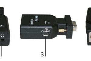 MicroConnect Mini VGA to HDMI Converter