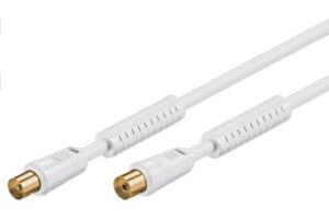 MicroConnect Coax M-F 10m White 75 Ohm