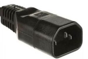 MicroConnect IEC Power Adaptor C14 Plug
