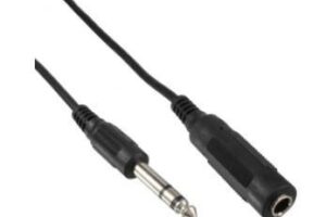 MicroConnect 6.3mm Jack Extension Cable, 5m