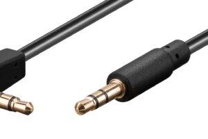 MicroConnect 3.5mm Minijack Cable 0,5m 90°