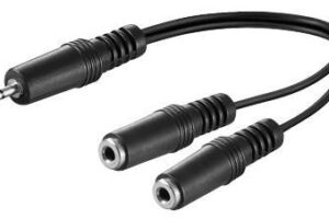 MicroConnect 3.5mm Minijack Adapter, 0.2m