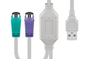 MicroConnect USB A - Converter 2x PS/2 0,3m