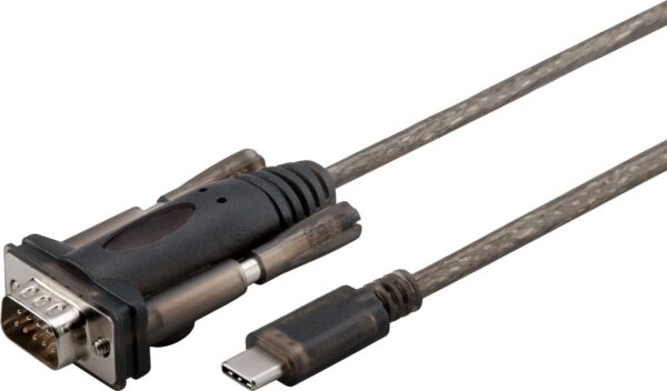 MicroConnect USB - C - Serial DB9 1m M-M