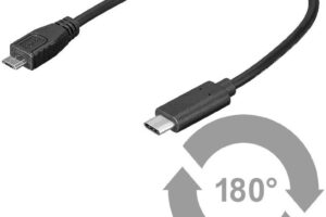 MicroConnect USB-C to USB2.0 Micro B 0.2M