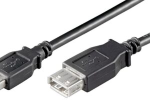 MicroConnect USB2.0 Extension A-A 0,1m M-F