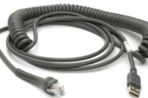 Zebra Cable USB type A coiled, 4.54m