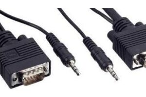 Bachmann VGA + mini plug combi cable