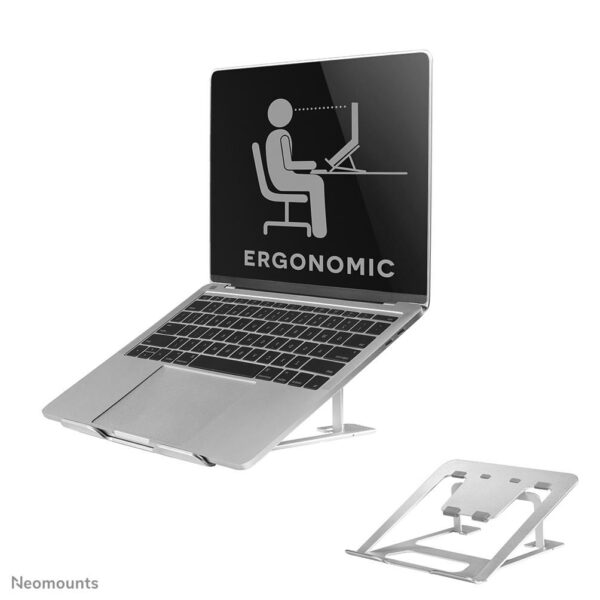 Neomounts Foldable Laptop Stand - Silver