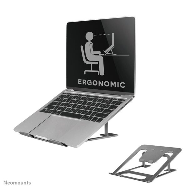 Neomounts Foldable Laptop Stand - Grey