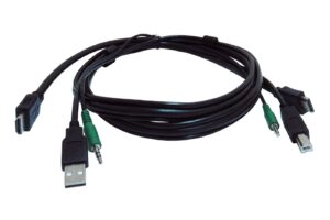 Black Box 6 ft KVM USB Dual HDMI Cable