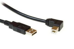 MicroConnect USB2.0 A-B 1.8m M-M, Black