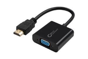 MicroConnect Adapter HDMI - VGA M/F, Black