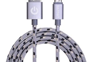 Garbot Grab&Go 1m Braided Micro-USB