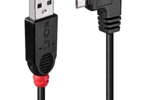 Lindy Usb2.0 A/Micro-B 90Degree 0.5M