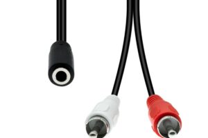 ProXtend 3-Pin to 2 x RCA Cable F-M