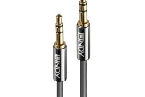 Lindy 0.5m 3.5mm Audio Cable, Cromo
