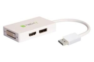 Techly Iadap Dp-Combof3 Video Cable