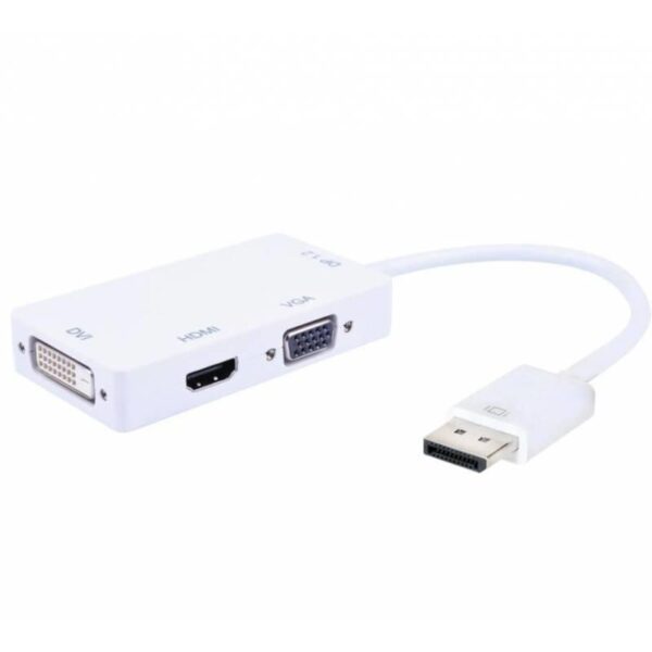 Techly Adapter 3 In 1 Displayport