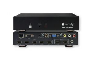 Techly Splitter Hdmi 1X4 Tv Wall