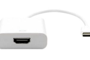 Garbot USB3.1 C-HDMI. M/F. White 20cm