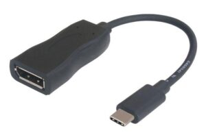 Garbot USB3.1 C-DP. M/F. Black. 15cm