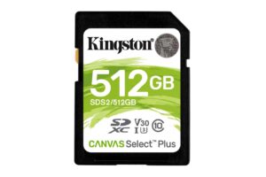 Kingston 512GB SDXC Canvas Select Plus