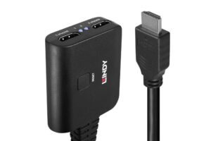 Lindy 2 Port HDMI 4K60 Splitter