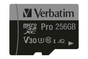 Verbatim MICRO SDXC CARD PRO U3 C10 A2
