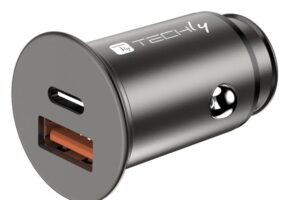 Techly Mini Car Charger Usb-A And