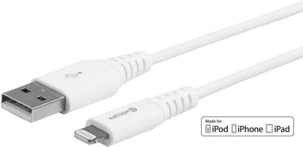 eSTUFF Lightning Cable MFI 0,15m Whit